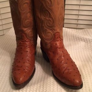 🎉💃Sale💃🎉Dan Post Ostrich Cowboy Boots